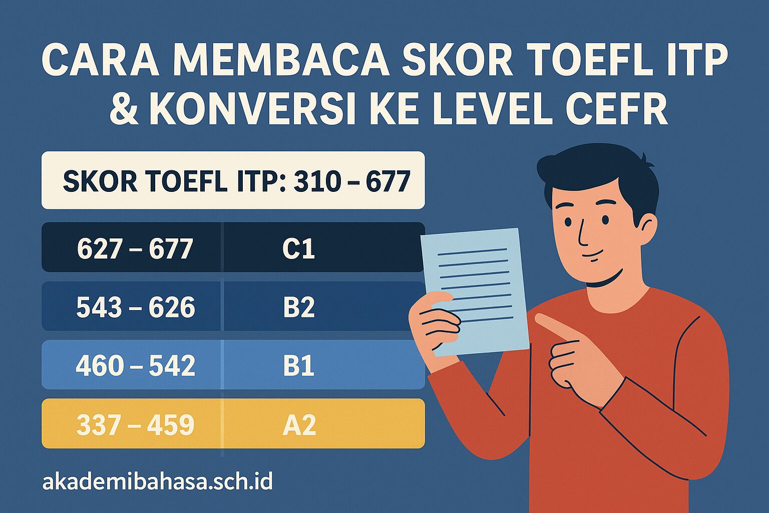 Cara Membaca Skor Toefl Itp Dan Konversinya Ke Cefr