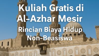 Kuliah Gratis Di Al Azhar Mesir Rincian Biaya Hidup Non Beasiswa