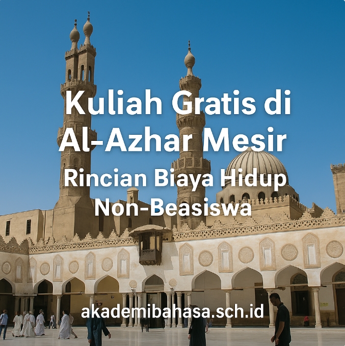 Kuliah Gratis Di Al Azhar Mesir Rincian Biaya Hidup Non Beasiswa