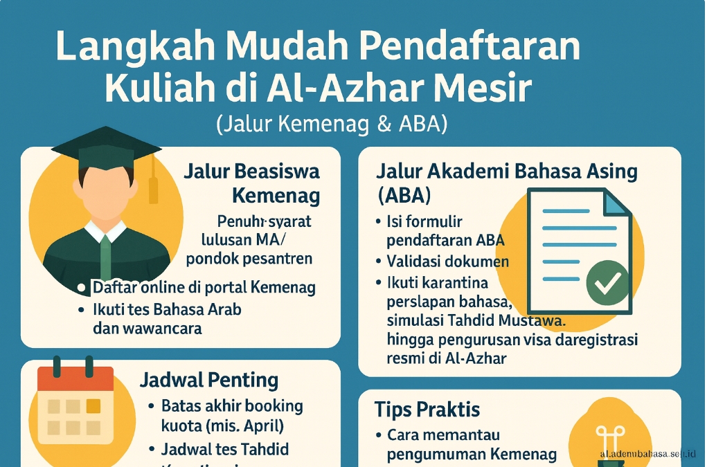 Langkah Mudah Pendaftaran Kuliah Di Al Azhar Kairo Mesir