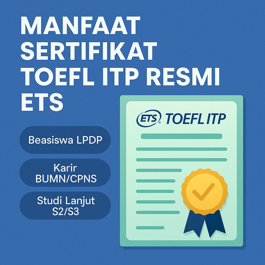 Manfaat Sertifikat Toefl Itp Resmi Ets Akademi Bahasa Asing