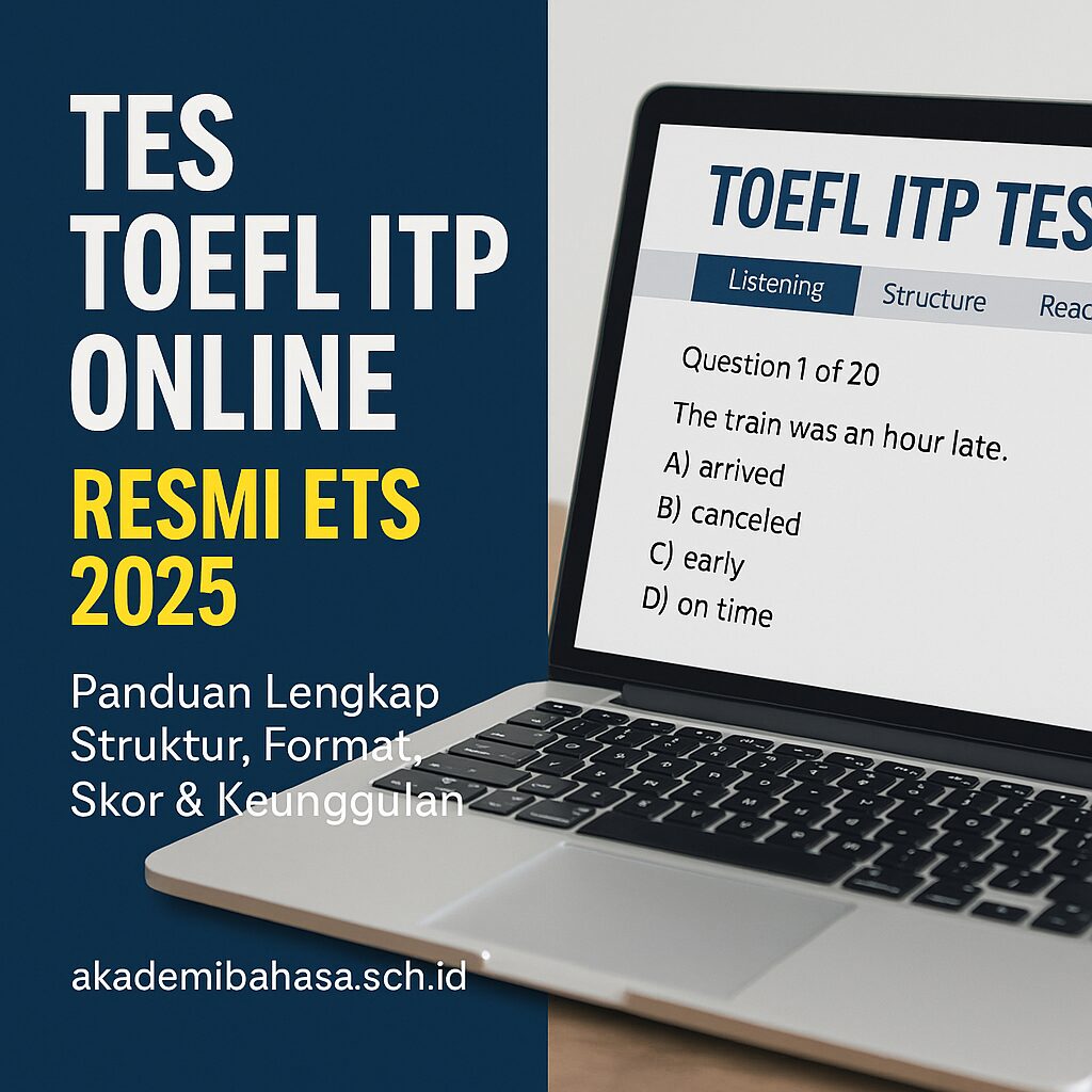 Tes Toefl Itp Online Resmi Ets 2025