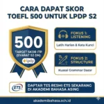 Cara Dapat Skor Toefl 500 Untuk Lpdp S2