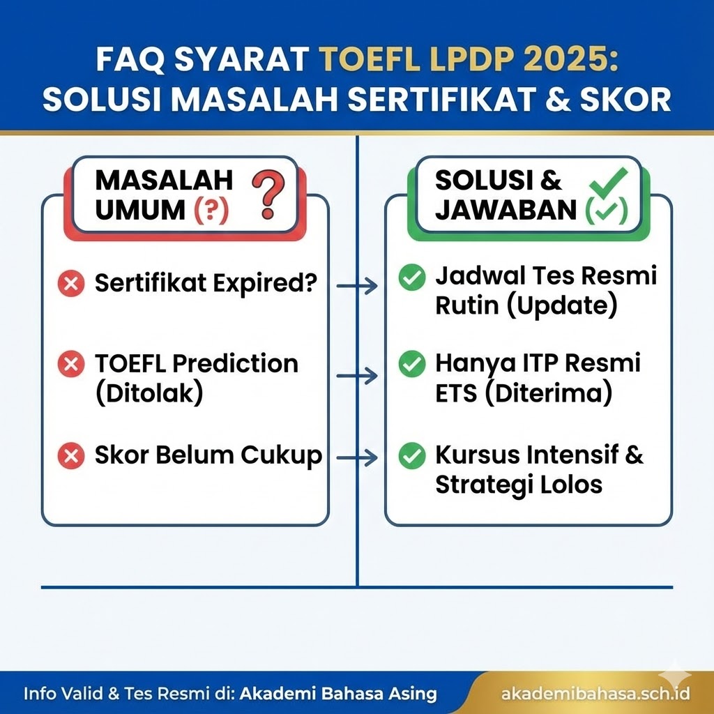Faq Syarat Toefl Lpdp 2025 Solusi Masalah Sertifikat Skor