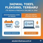 Jadwal Toefl Itp Prediksi Fleksibel Terbaru