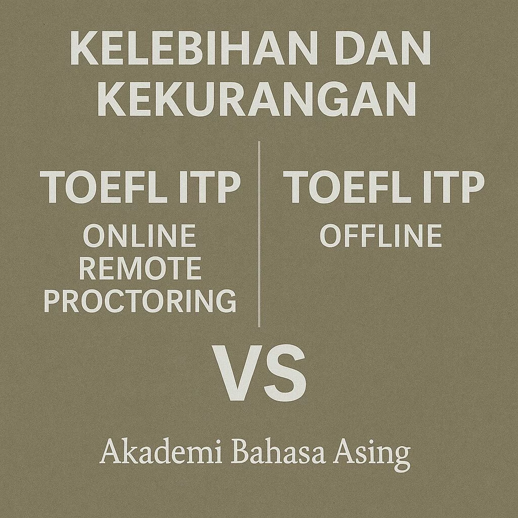 Kelebihan Dan Kekurangan Toefl Itp Online Vs Offline