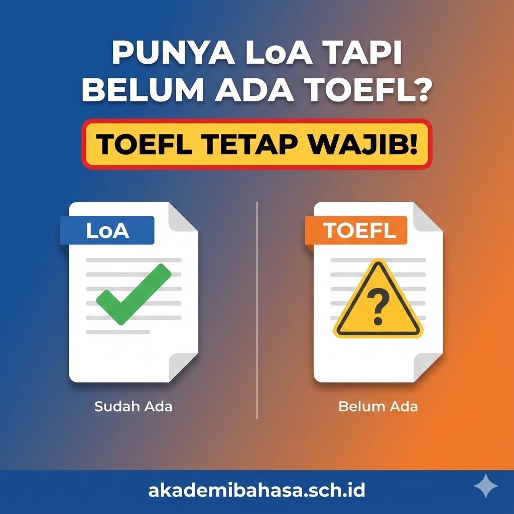 Punya Loa Unconditional Tapi Belum Ada Toefl Lpdp Ini Solusinya