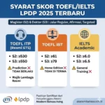 Syarat Skor Toefl Lpdp 2025 Terbaru Lembaga Tes Resmi