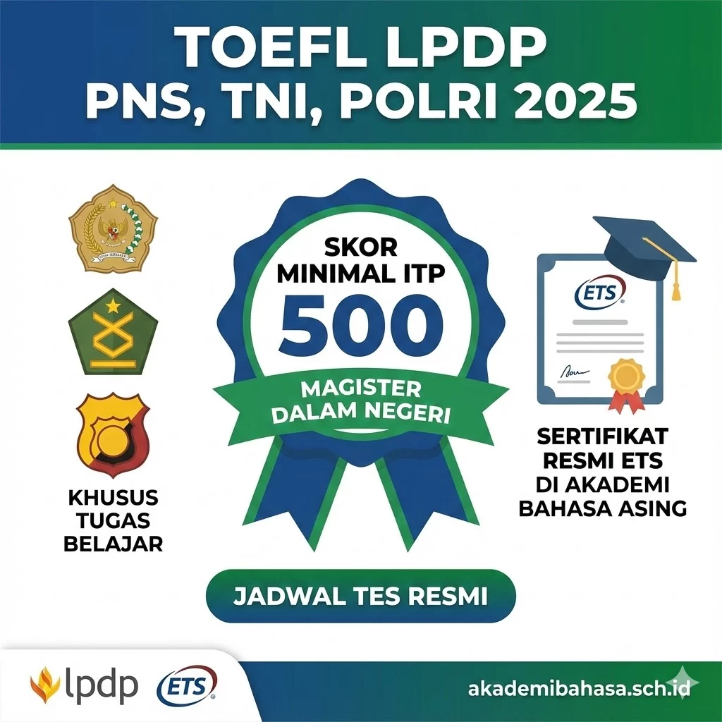 Syarat Toefl Lpdp Pns Tni Polri Terbaru
