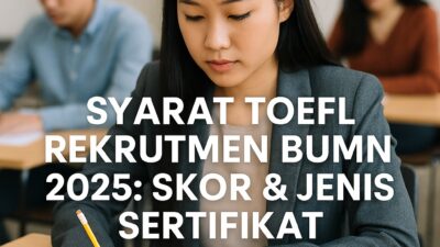 Syarat Toefl Rekrutmen Bumn 2025