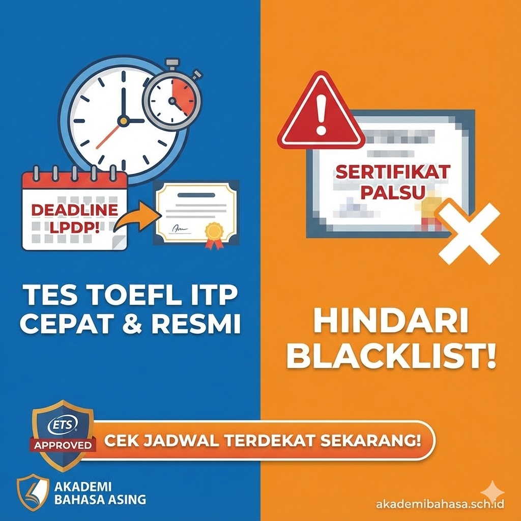 Tes Toefl Itp Cepat Resmi Syarat Lpdp