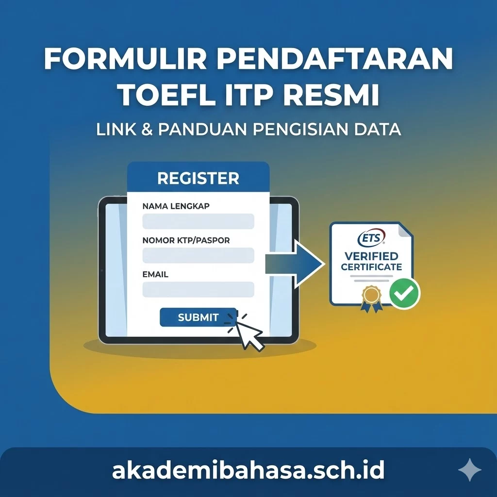 Formulir Pendaftaran Toefl Itp Resmi