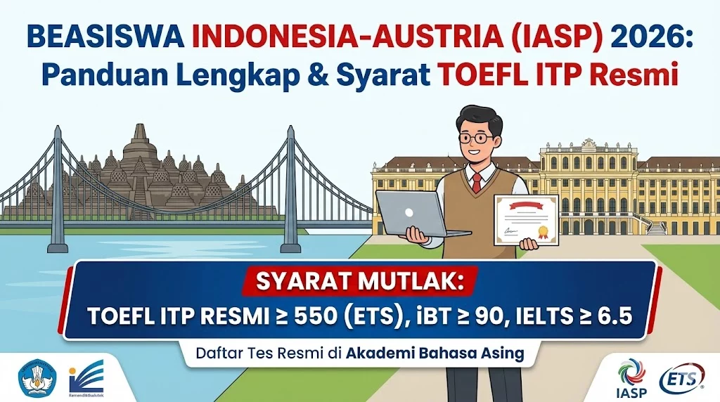 Pendaftaran Beasiswa Indonesia Austria Iasp 2026 Panduan Lengkap Syarat Toefl Itp Resmi
