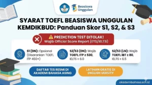 Syarat Tes Toefl Beasiswa Unggulan Kemdikbud