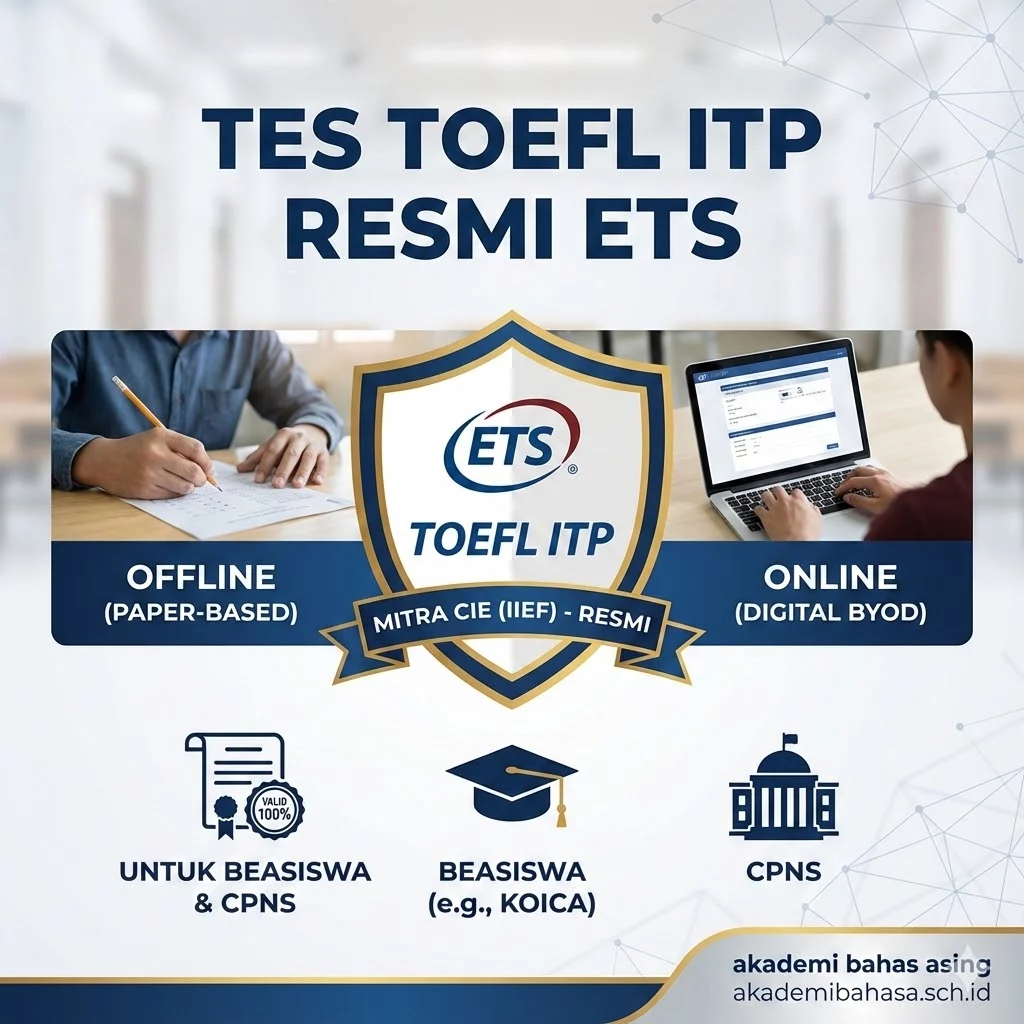 Tes Toefl Itp Resmi Ets Online Offline