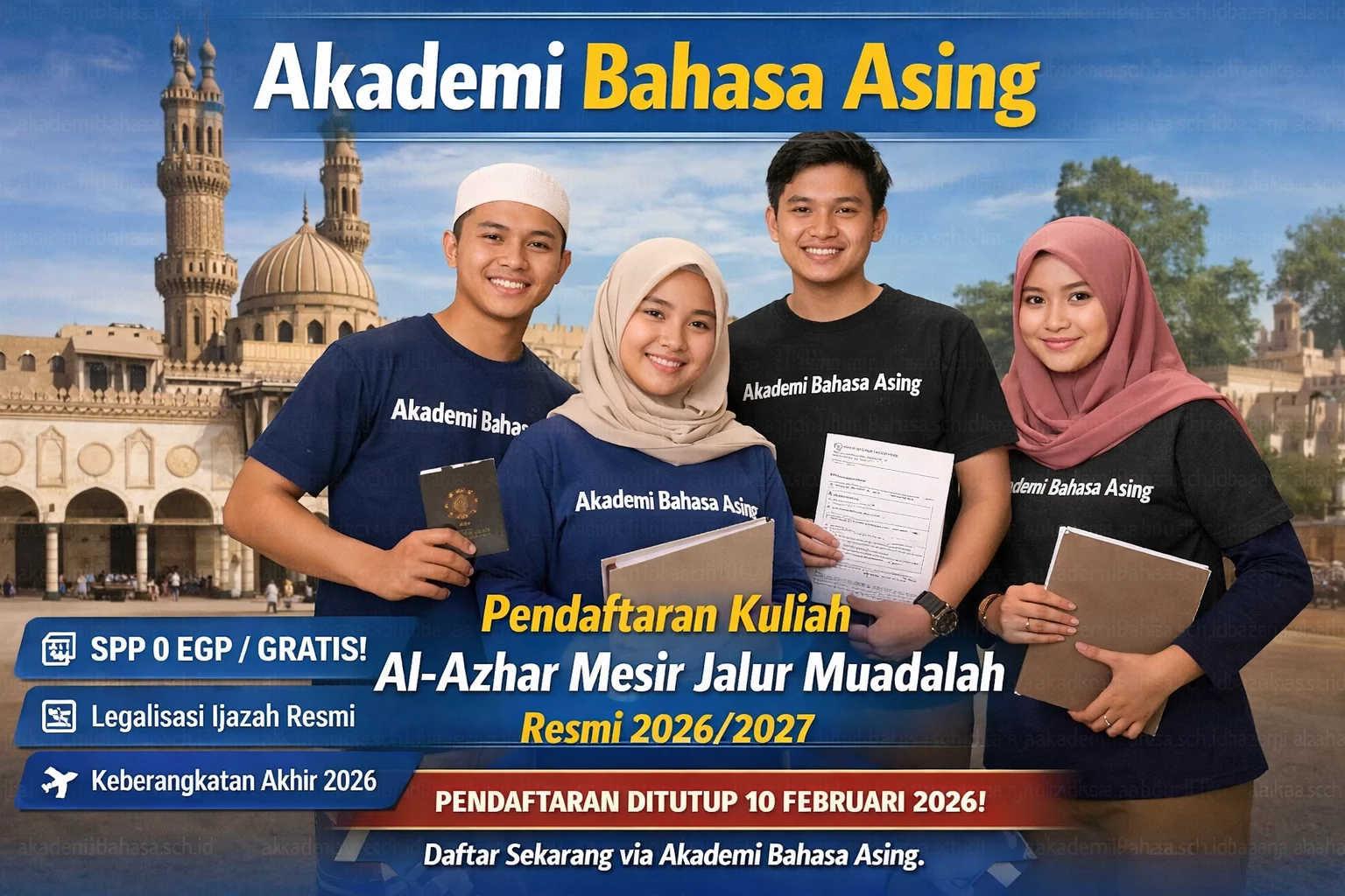 Pendaftaran Kuliah Al Azhar 2026 2027