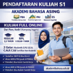 Pendaftaran Kuliah S1 Akademi Bahasa Asing