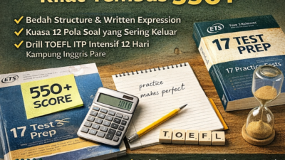 Belajar Grammar TOEFL Dalam 12 Hari