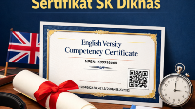 Sertifikat Tes Bahasa Inggris Dan Kompetensi