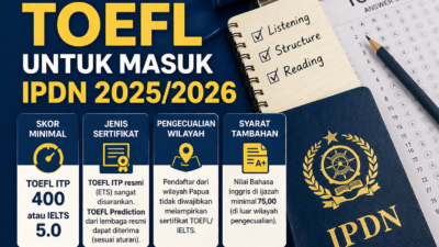 Syarat TOEFL Untuk Masuk IPDN
