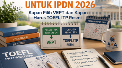 Tes TOEFL Untuk IPDN 2026